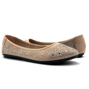 FAUX SUEDE COMFORT WOMEN SHOES FLAT